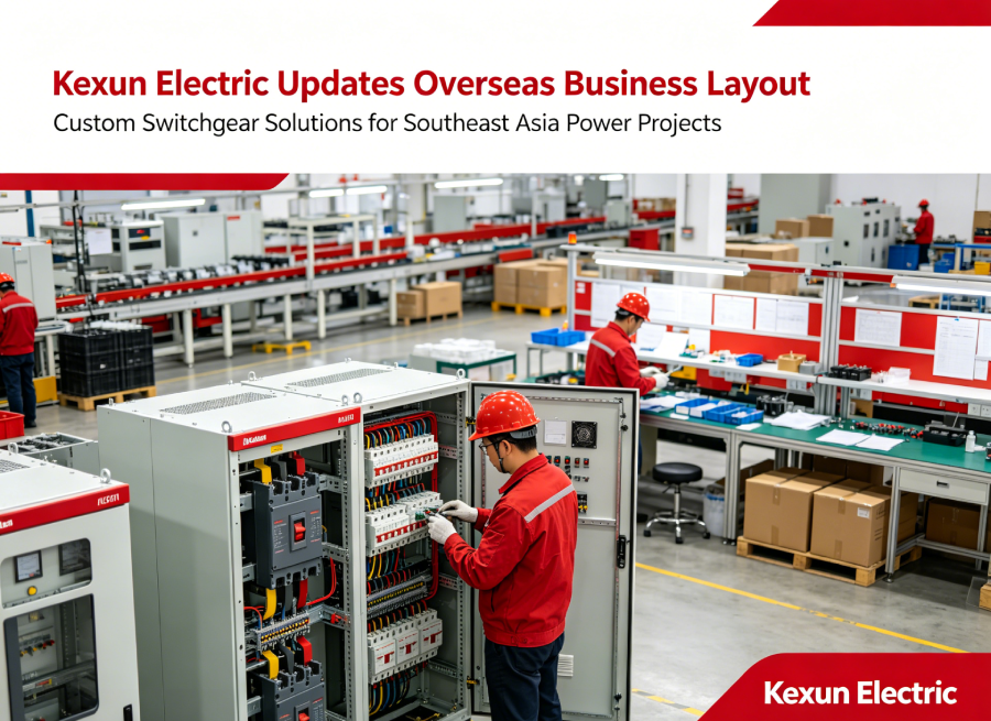 Kexun Electric optimise ses solutions d'appareillage de commutation à l'étranger pour répondre à la demande de projets électriques en Asie du Sud-Est en 2026
